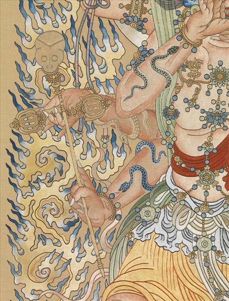 清繡線佛像（一）明王　軸