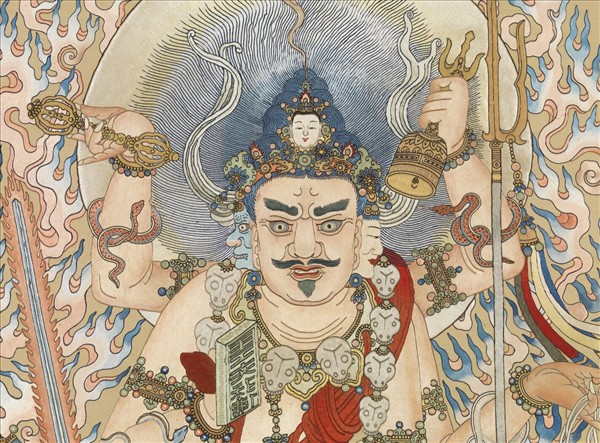 清繡線佛像（二）無能勝明王　軸