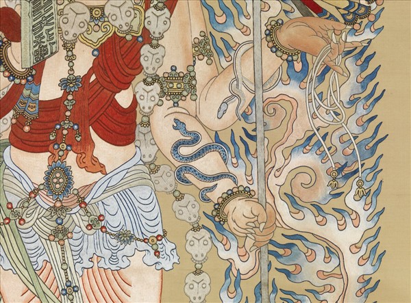 清繡線佛像（二）無能勝明王　軸