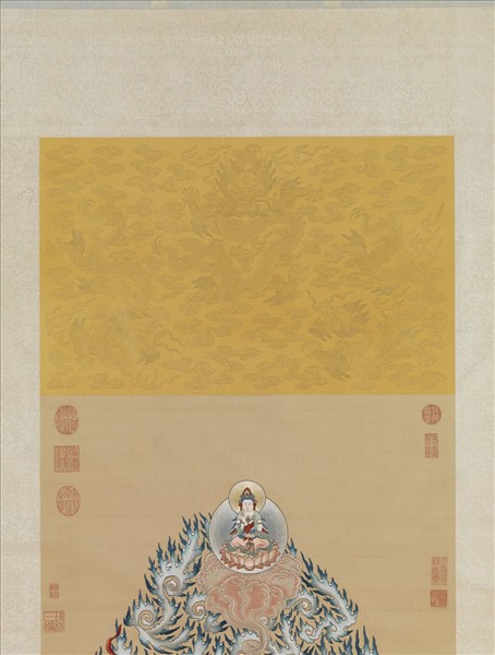 清繡線佛像（三）馬頭明王　軸