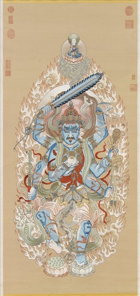 清繡線佛像（四）明王　軸