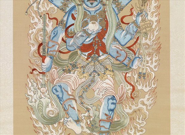 清繡線佛像（四）明王　軸