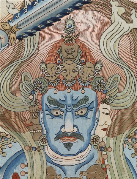 清繡線佛像（四）明王　軸