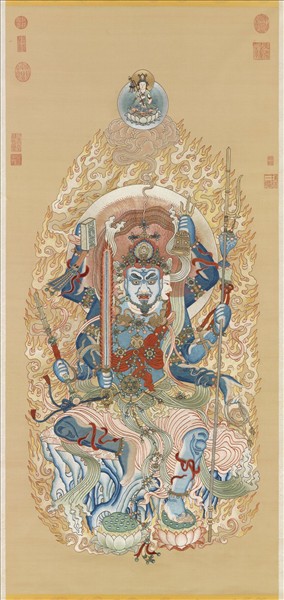 清繡線佛像（八）明王　軸