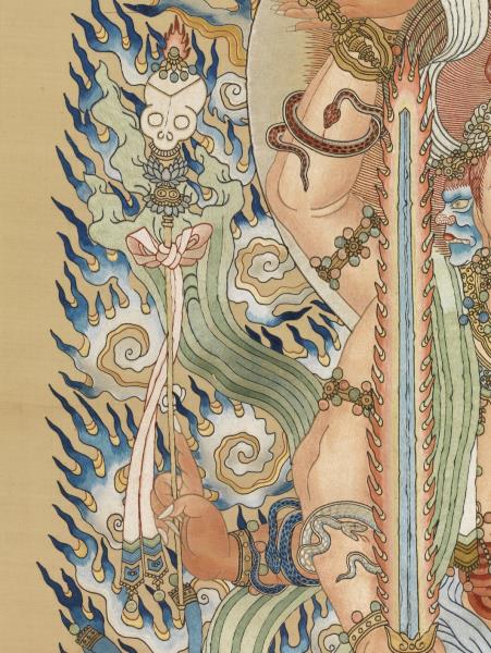 清繡線佛像（十）大輪明王　軸