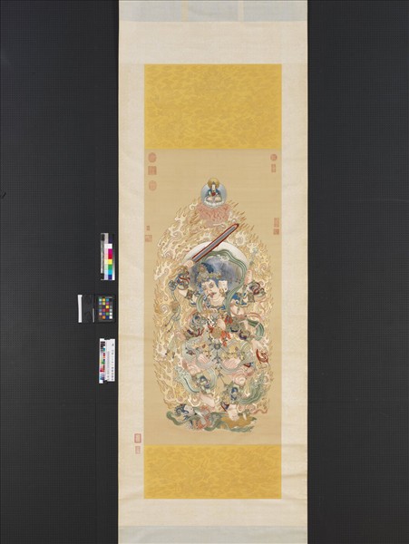 清繡線佛像（十一）明王　軸