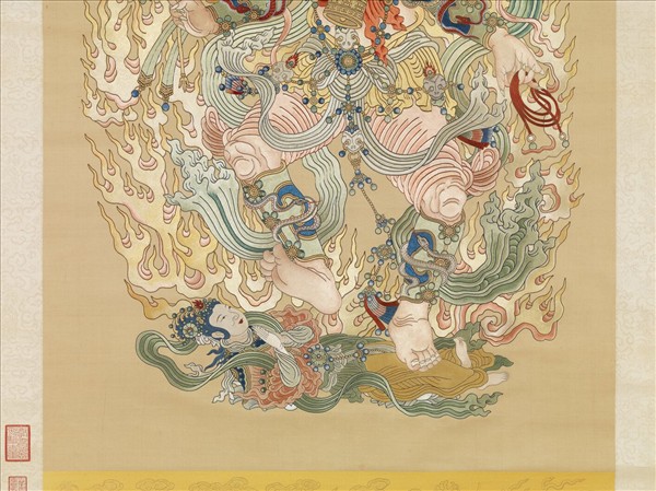 清繡線佛像（十一）明王　軸