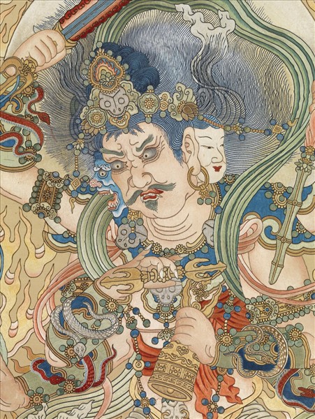 清繡線佛像（十一）明王　軸