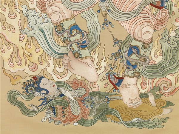 清繡線佛像（十一）明王　軸