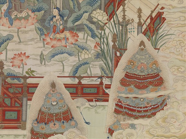 御製讚緙絲極樂世界圖　軸