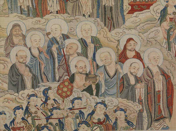 御製讚緙絲極樂世界圖　軸