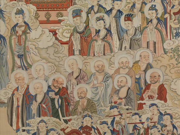 御製讚緙絲極樂世界圖　軸