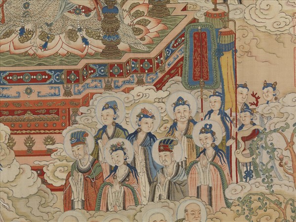 御製讚緙絲極樂世界圖　軸