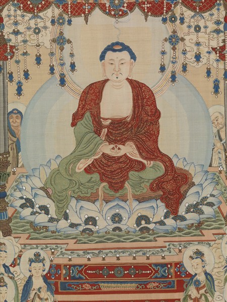 御製讚緙絲極樂世界圖　軸