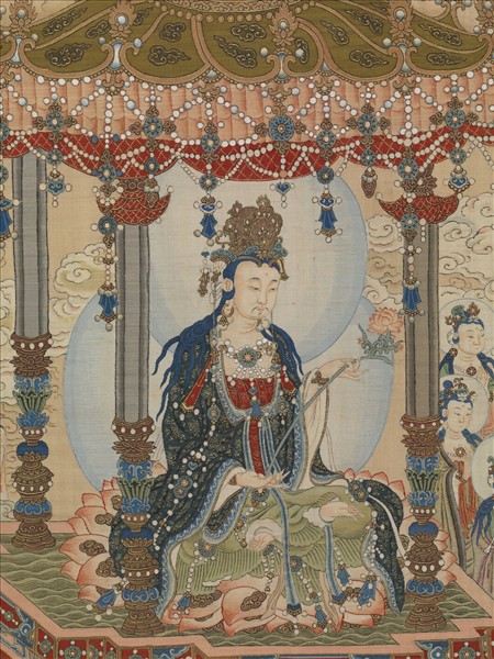 御製讚緙絲極樂世界圖　軸