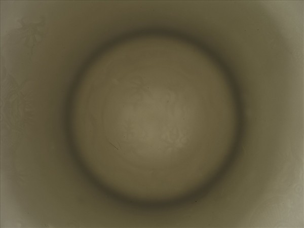 甜白半脫胎五龍葵瓣口碗