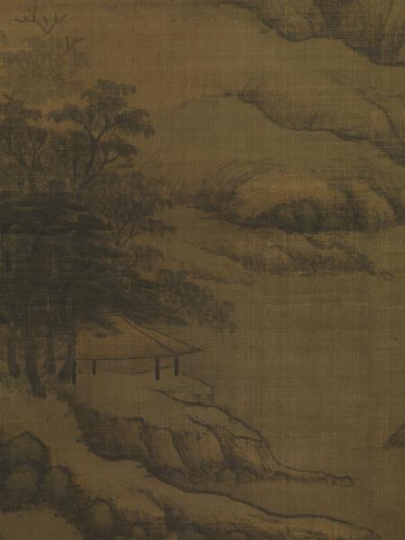 元高克恭雲橫秀嶺　軸