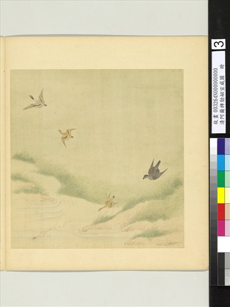 清阿爾粺勁翮宣威圖　冊　鷹鴨