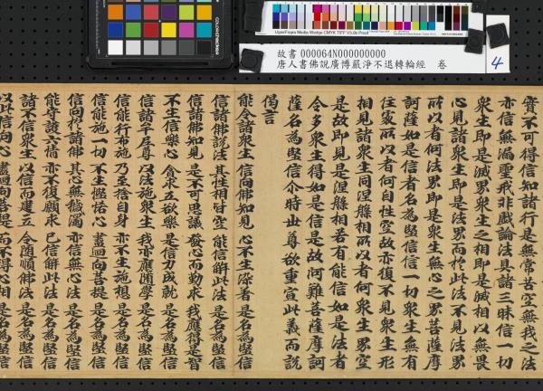 唐人書佛說廣博嚴淨不退轉輪經　卷