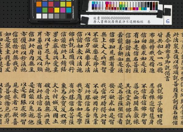 唐人書佛說廣博嚴淨不退轉輪經　卷