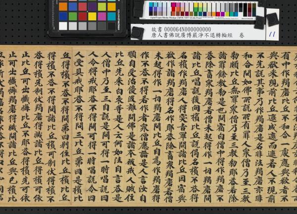 唐人書佛說廣博嚴淨不退轉輪經　卷