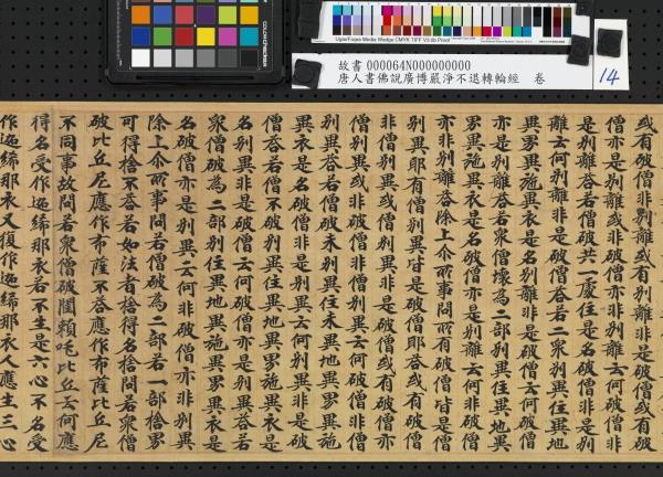 唐人書佛說廣博嚴淨不退轉輪經　卷