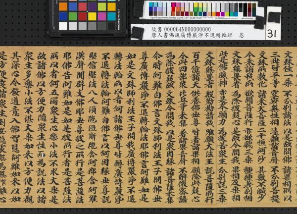 唐人書佛說廣博嚴淨不退轉輪經　卷