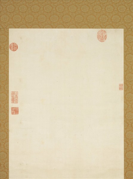 清乾隆粵繡仙童獻壽　軸