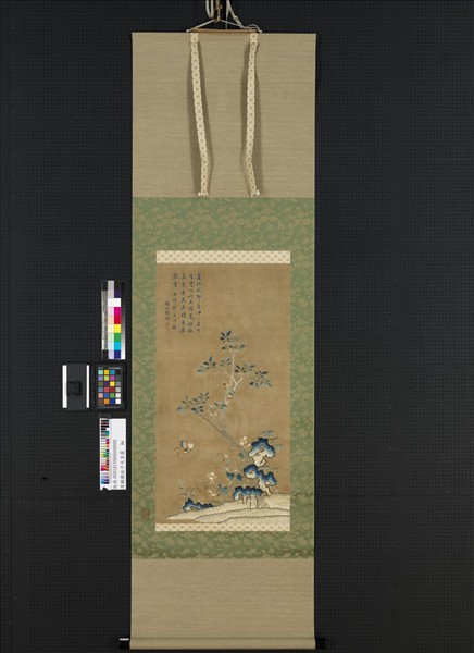 清顧繡桂子天香圖　軸