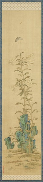 清乾隆緙絲花卉掛屏（一）　軸