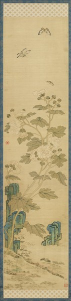 清乾隆緙絲花卉掛屏（二）　軸