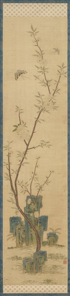 清乾隆緙絲花卉掛屏（三）　軸