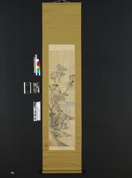 清乾隆緙絲山水掛屏（一）　軸