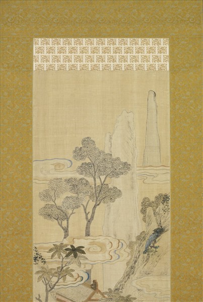 清乾隆緙絲山水掛屏（一）　軸