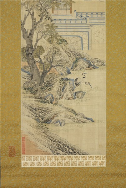 清乾隆緙絲山水掛屏（一）　軸