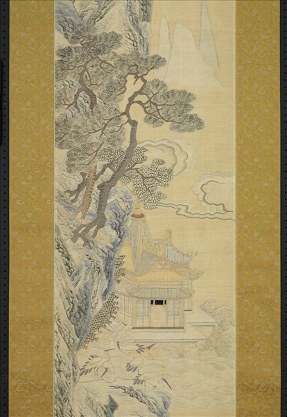 清乾隆緙絲山水掛屏（二）　軸