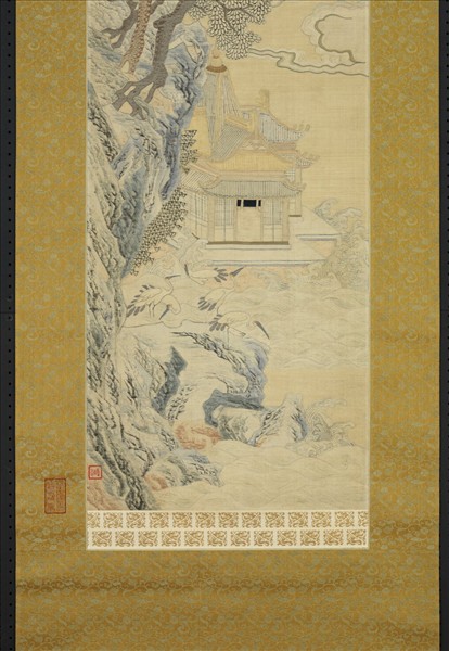 清乾隆緙絲山水掛屏（二）　軸