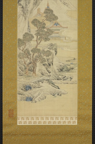 清乾隆緙絲山水掛屏（四）　軸