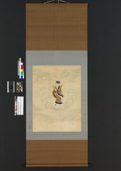 明顧繡八仙慶壽掛屏（三）張果老　軸