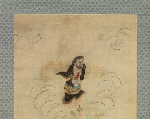 明顧繡八仙慶壽掛屏（五）李鐵柺　軸