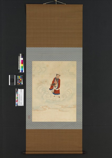 明顧繡八仙慶壽掛屏（十）漢鍾離　軸