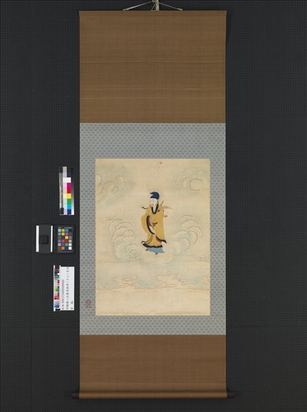 明顧繡八仙慶壽掛屏（十二）呂洞賓　軸