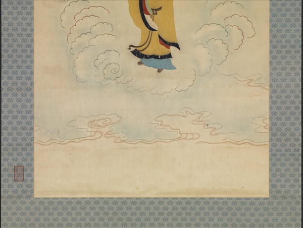 明顧繡八仙慶壽掛屏（十二）呂洞賓　軸