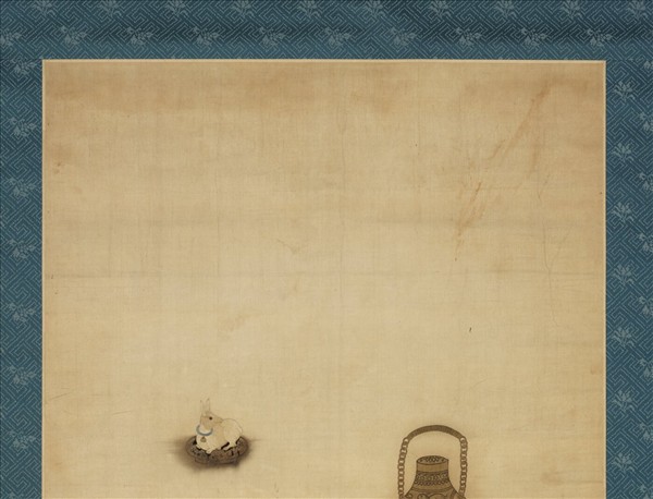 明粵繡博古圖屏（七）　軸