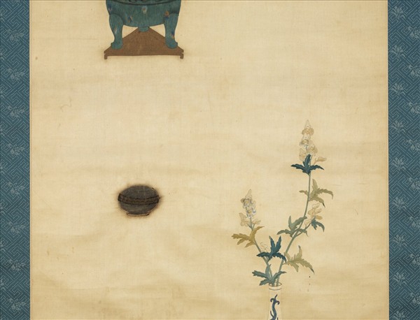 明粵繡博古圖屏（七）　軸