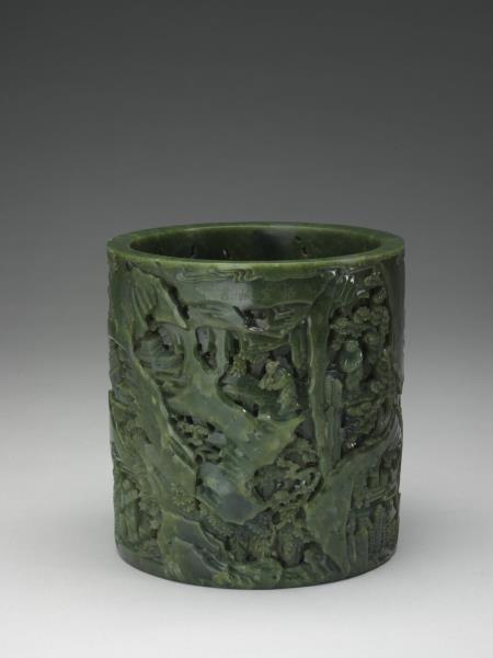 玉石室藏書筆筒