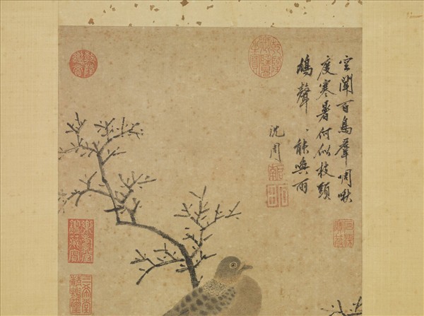 明沈周鳩聲喚雨　軸