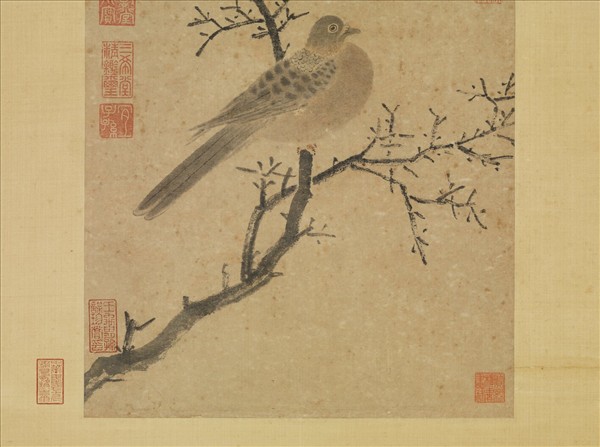 明沈周鳩聲喚雨　軸