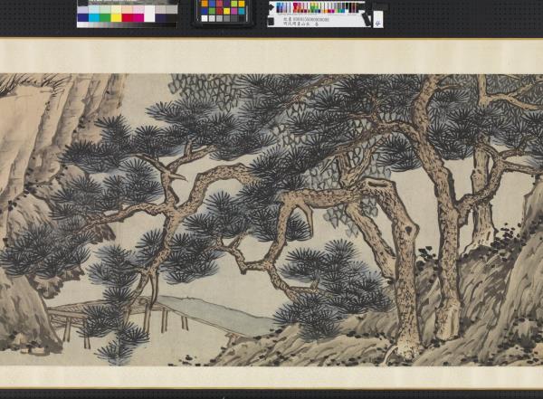 明沈周畫山水　卷