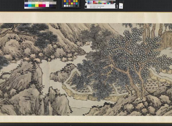 明沈周畫山水　卷